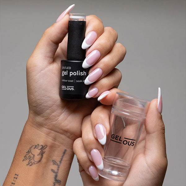 Gelous French Manicure - photographed in New Zealand on model