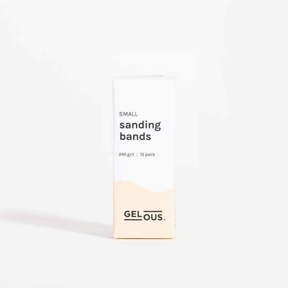 Gel Nail Polish Small Sanding Band (240 Grit) 10 Pack product photo - photographed in New Zealand