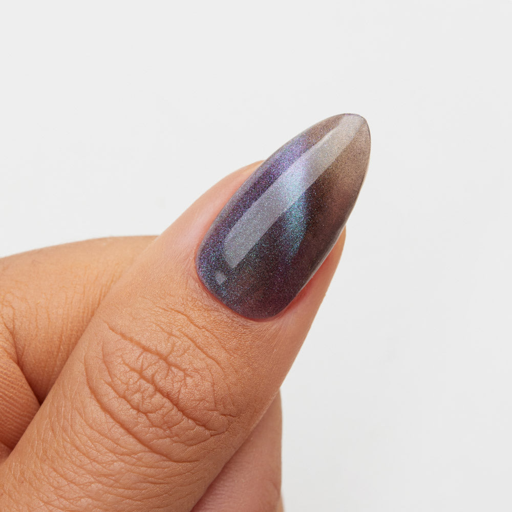Gelous Galaxy Interstellar gel nail polish swatch - photographed in New Zealand