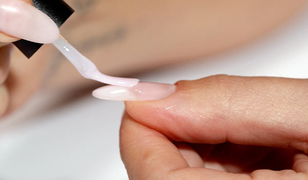 Building your nails with Builder Gel - photographed in New Zealand on model