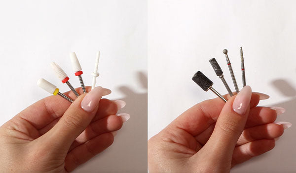 Guide To Different E-File Pen Drill Bits - photographed in New Zealand