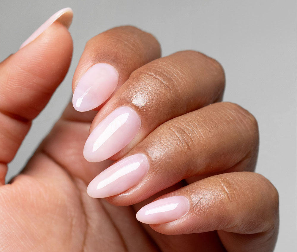 Gelous builder gel nail polish - photographed in New Zealand on model