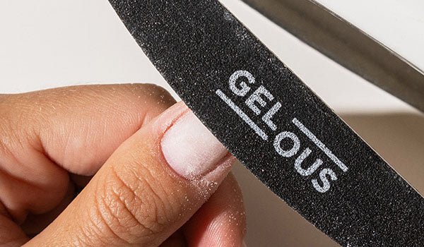 How To Apply Gelous Gel Nail Polish - Buffing - photographed in New Zealand