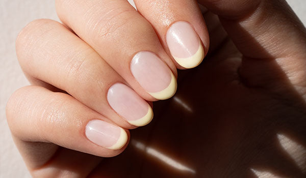 How to apply French tips for a French manicure at home - photographed on model in New Zealand