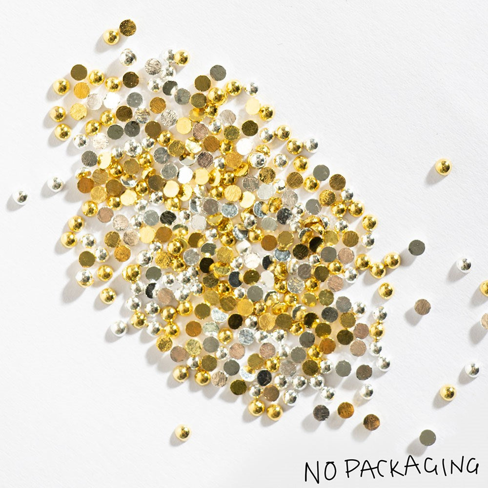 Gelous Imperfect Silver & Gold Domes product photo - photographed in New Zealand