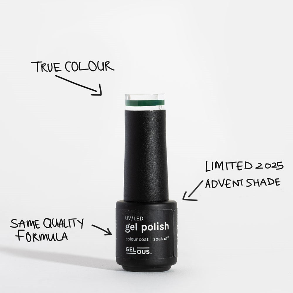 Gelous Imperfect True Green Mini gel nail polish product photo - photographed in New Zealand