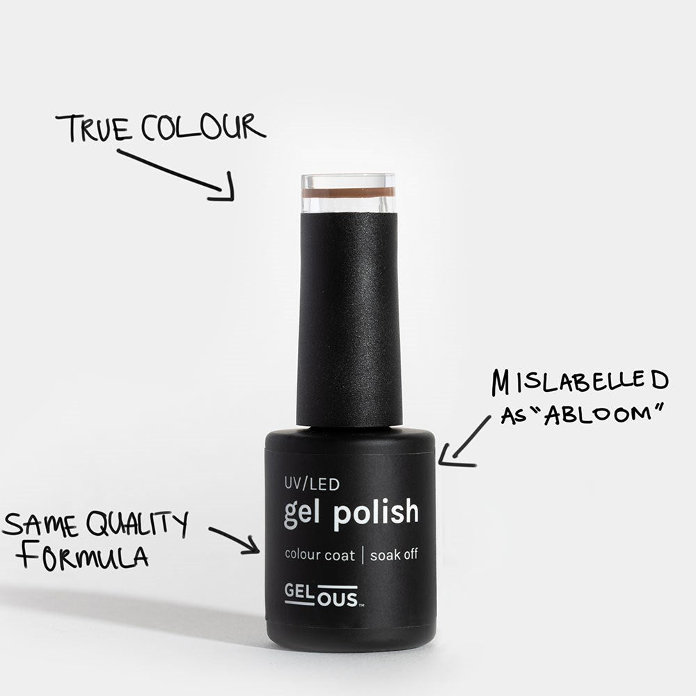 Gelous Imperfect Coffee Bean gel nail polish - photographed in New Zealand on model