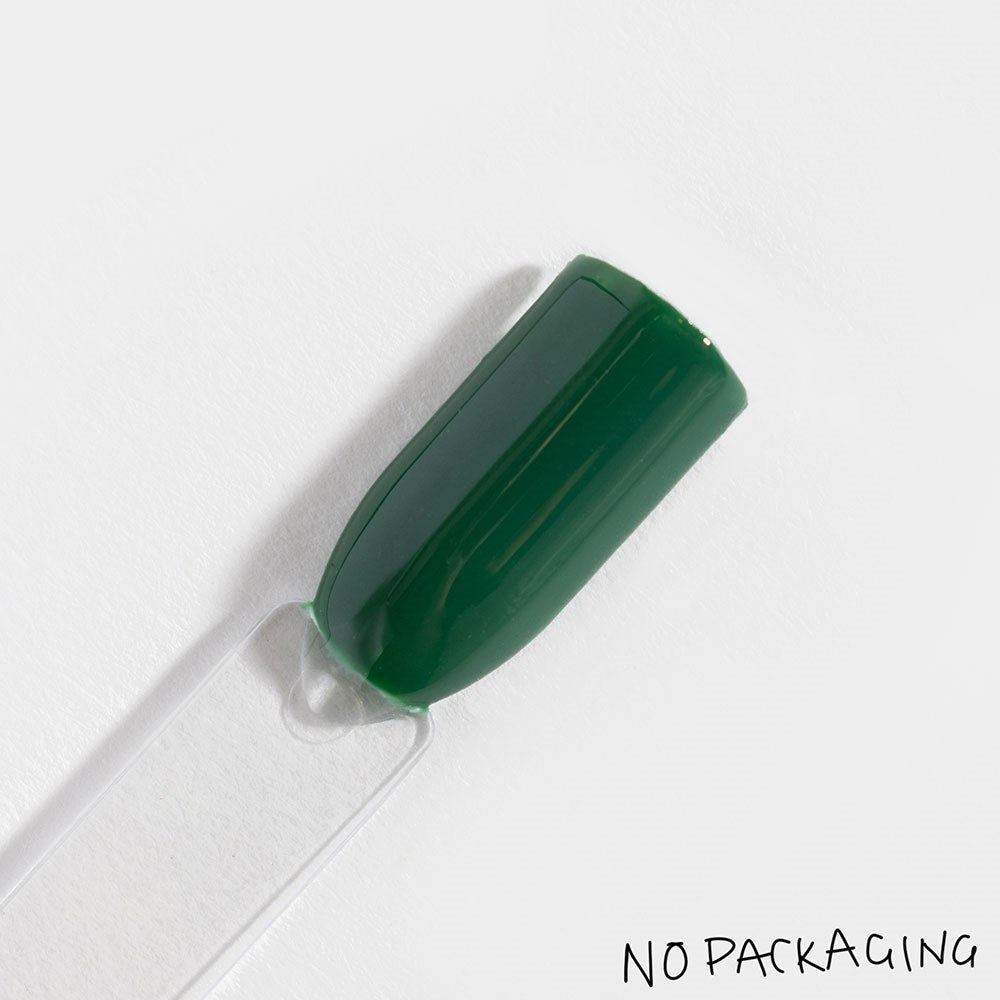 Gelous Imperfect Mid Green Mini gel nail polish - photographed in New Zealand