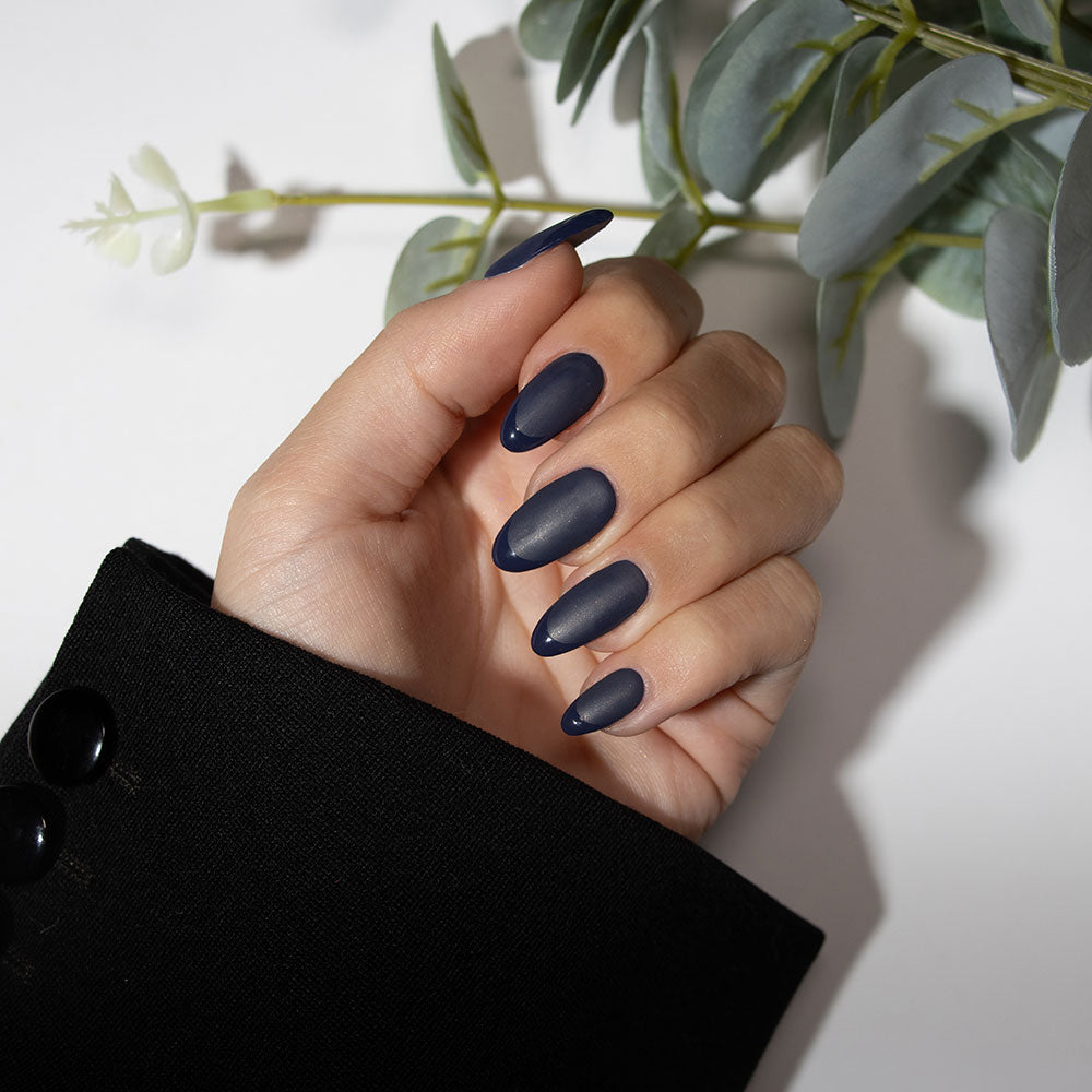 Gelous Imperfect Matte Top Coat gel nail polish on model - photographed in New Zealand