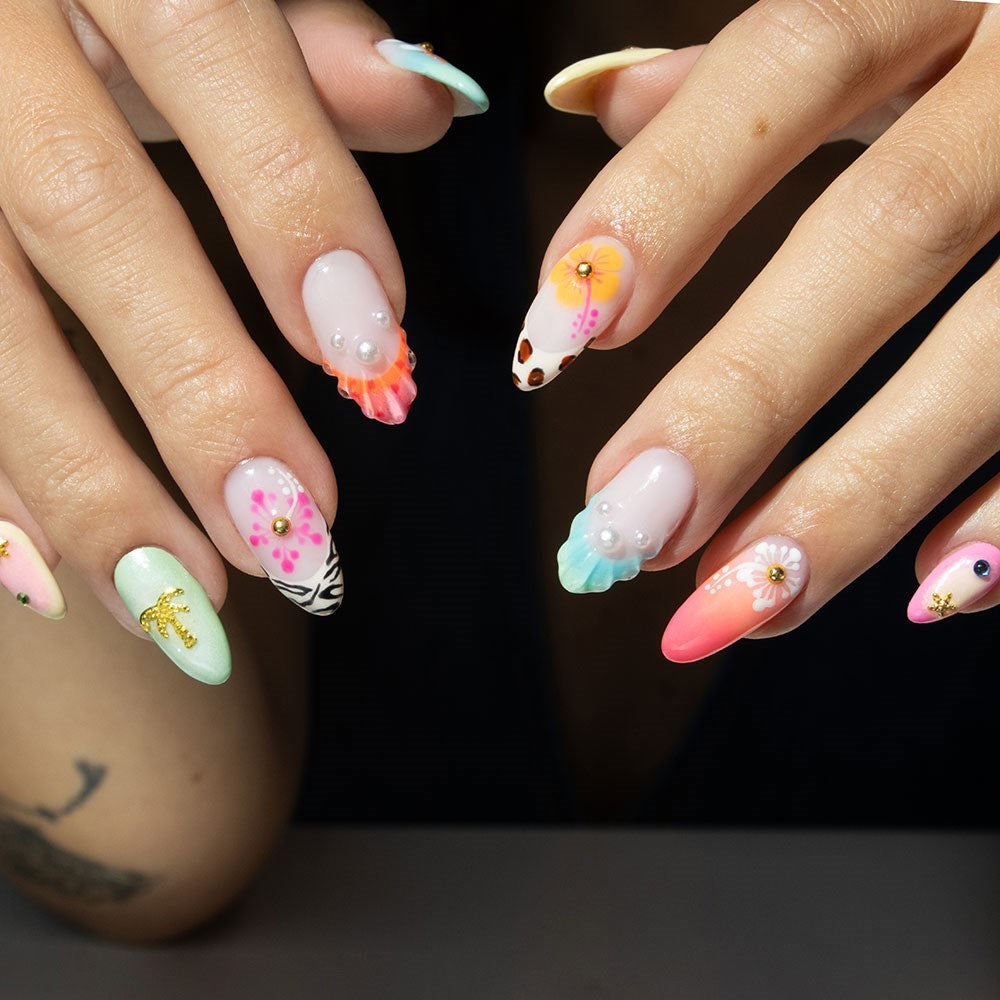 Gelous Summer Charms Nail Art Set product photo - photographed in Australia