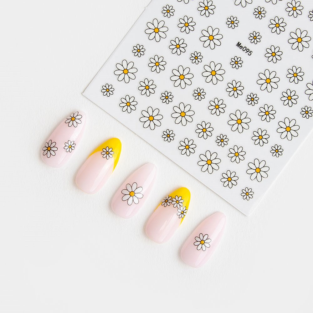 Gelous Daisy Nail Art Stickers product photo - photographed in New Zealand