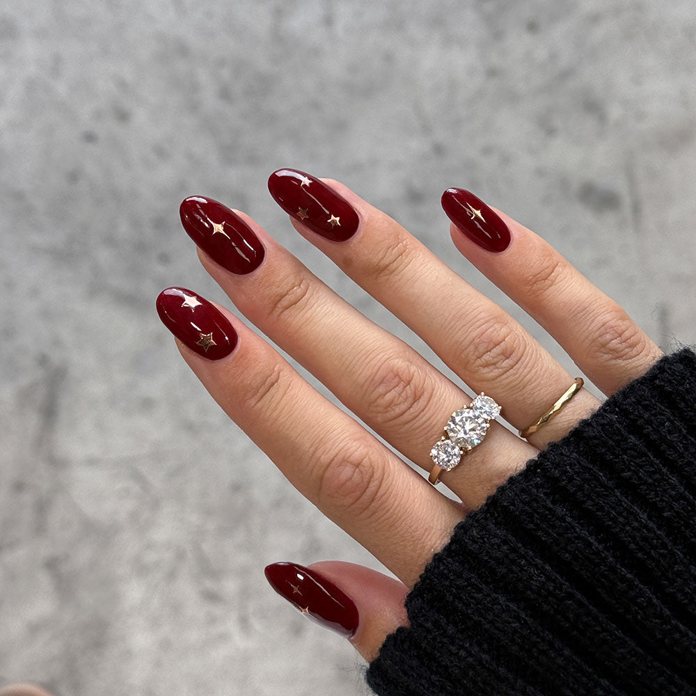 Gelous Rose Gold Nail Art Stickers product photo - photographed in New Zealand