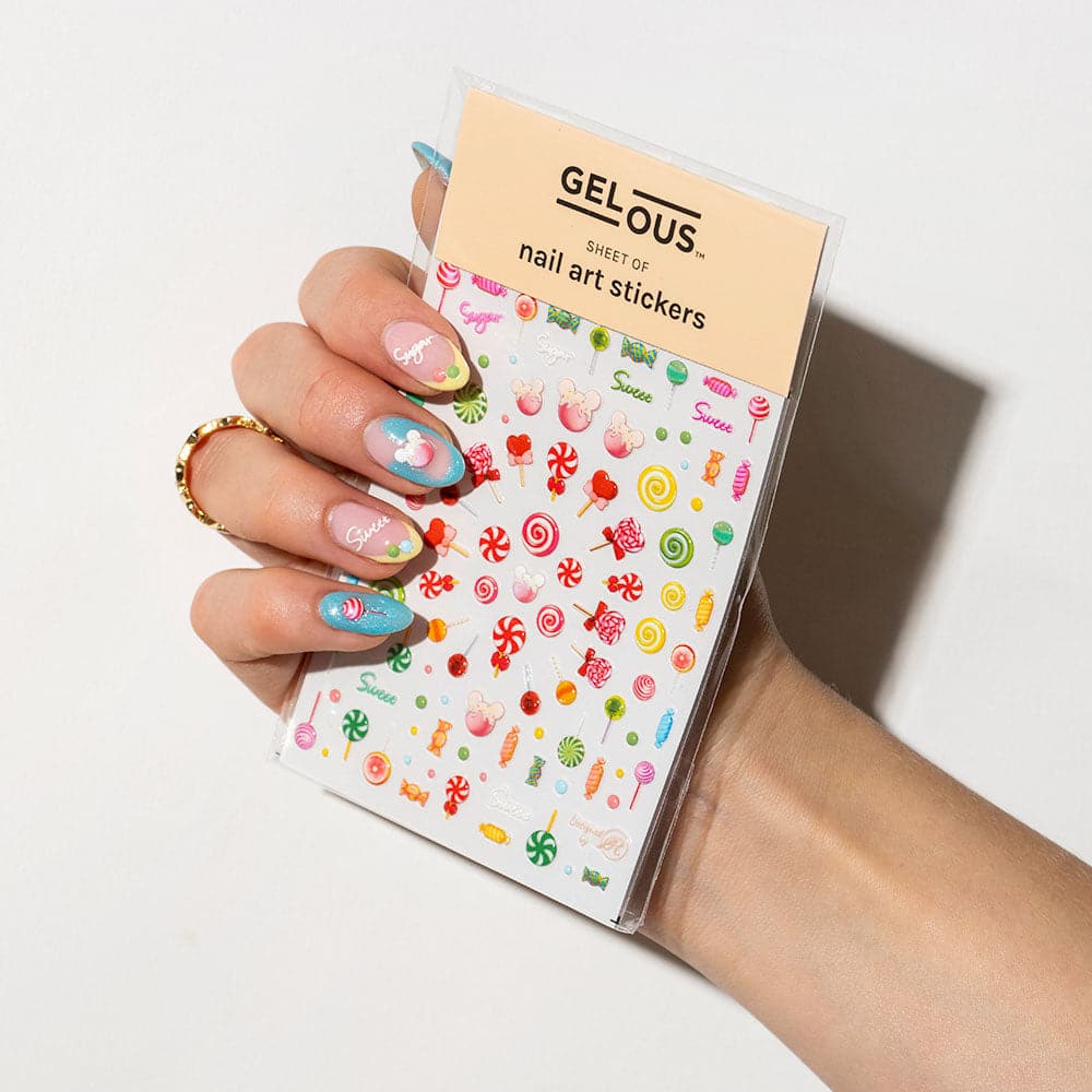 Gelous Lollipops Nail Art Stickers product photo - photographed in New Zealand