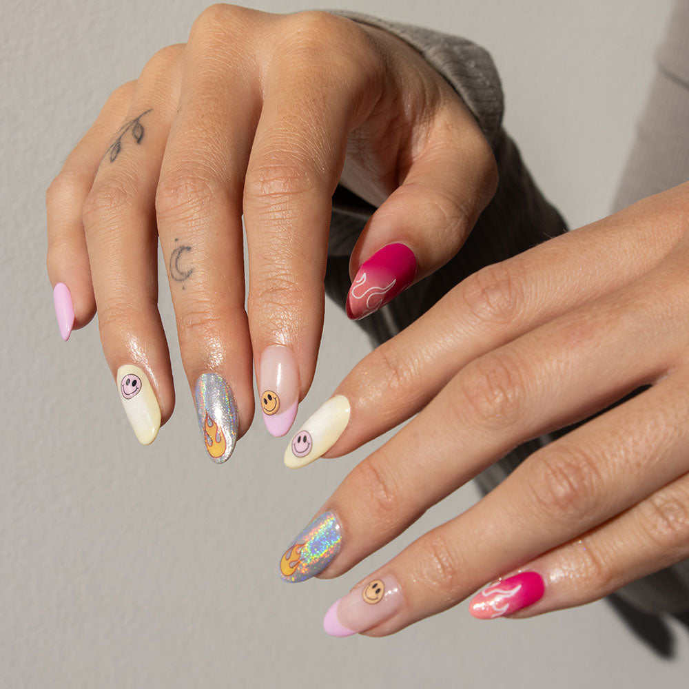 Gelous Iconic Nail Art Stickers - photographed in New Zealand