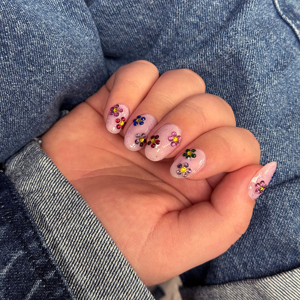 Gelous Bright Rhinestone Nail Art Set product photo - photographed in New Zealand