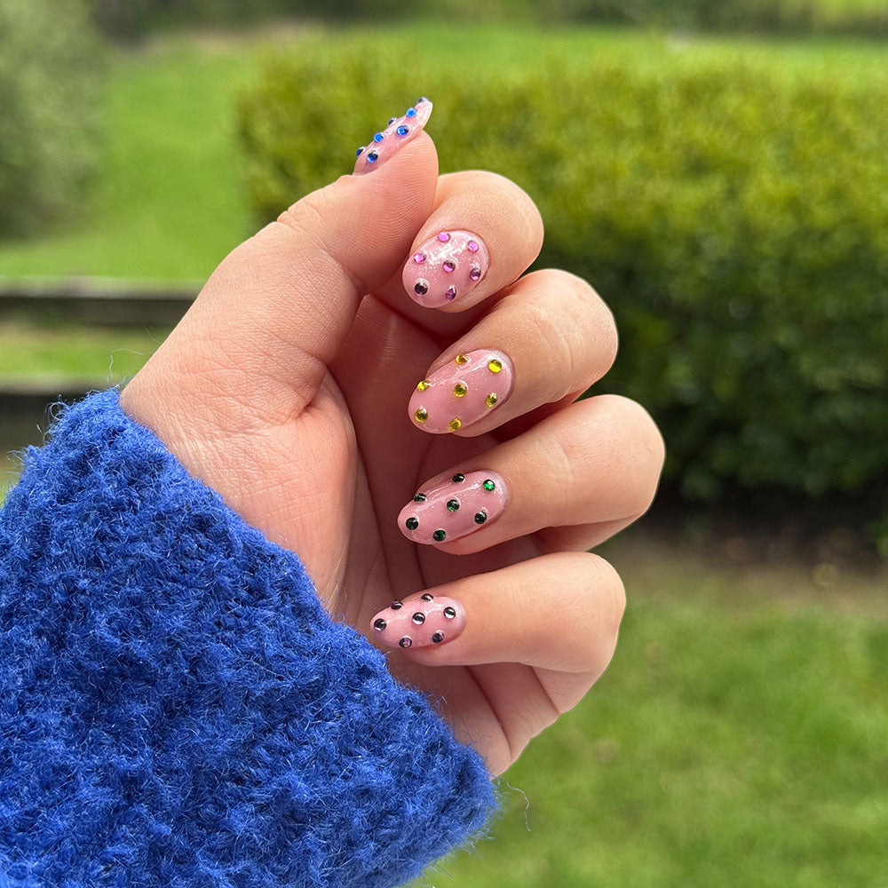 Gelous Bright Rhinestone Nail Art Set product photo - photographed in New Zealand