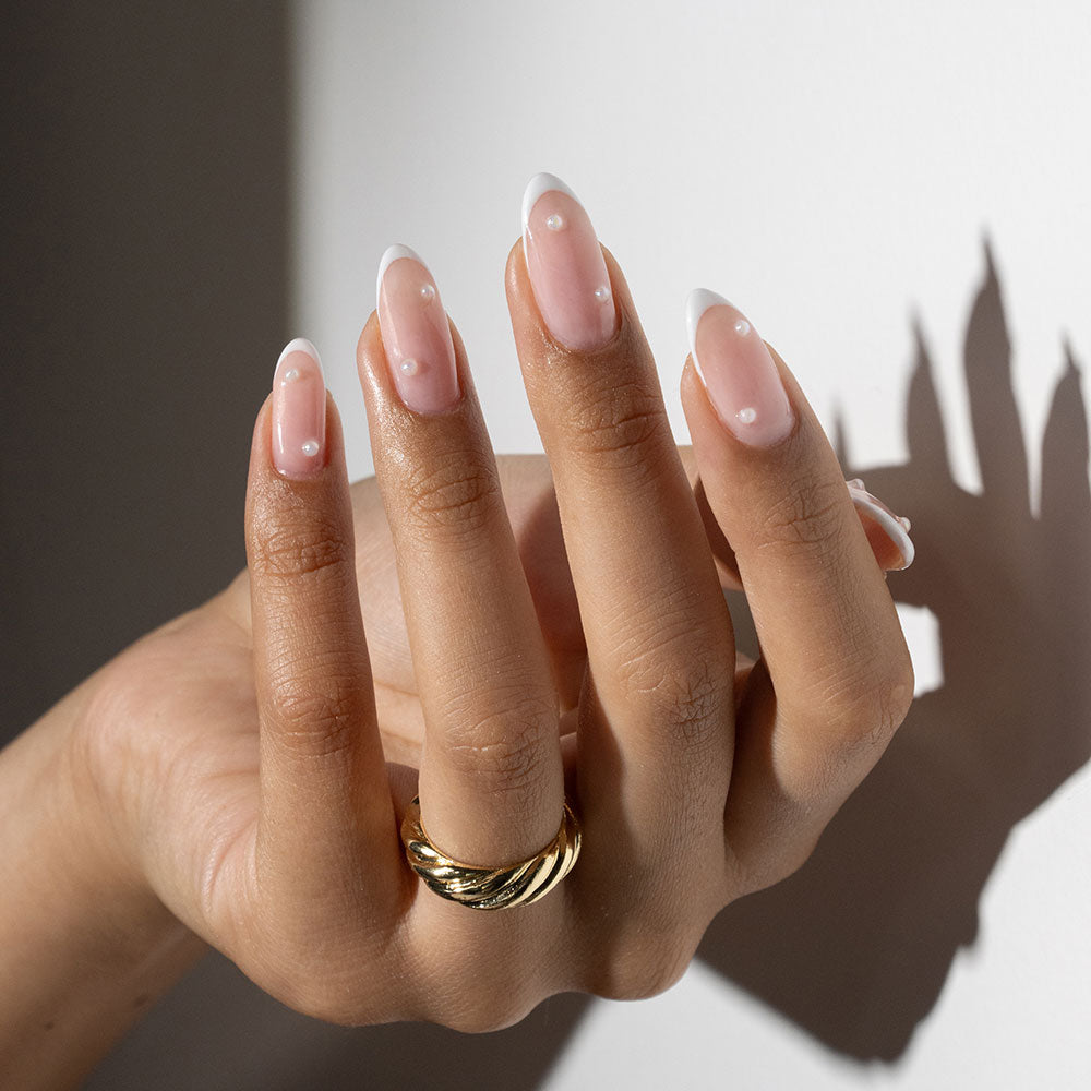 Gelous Classic Pearl and Rhinestone Nail Art Set product photo - photographed in New Zealand