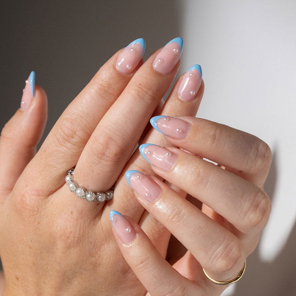 Gelous Classic Pearl and Rhinestone Nail Art Set product photo - photographed in New Zealand