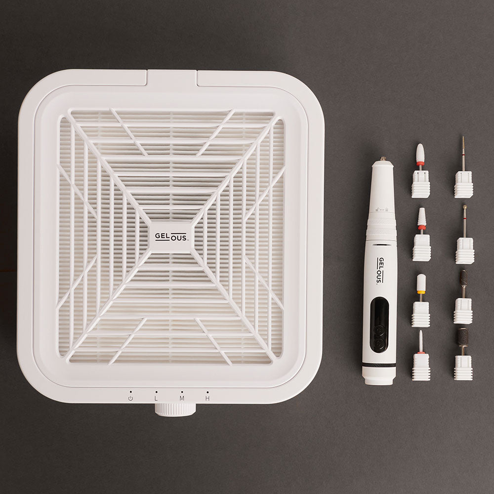 Gel Nail Polish E-File and Dust Collector Removal Bundle product photo - photographed in New Zealand