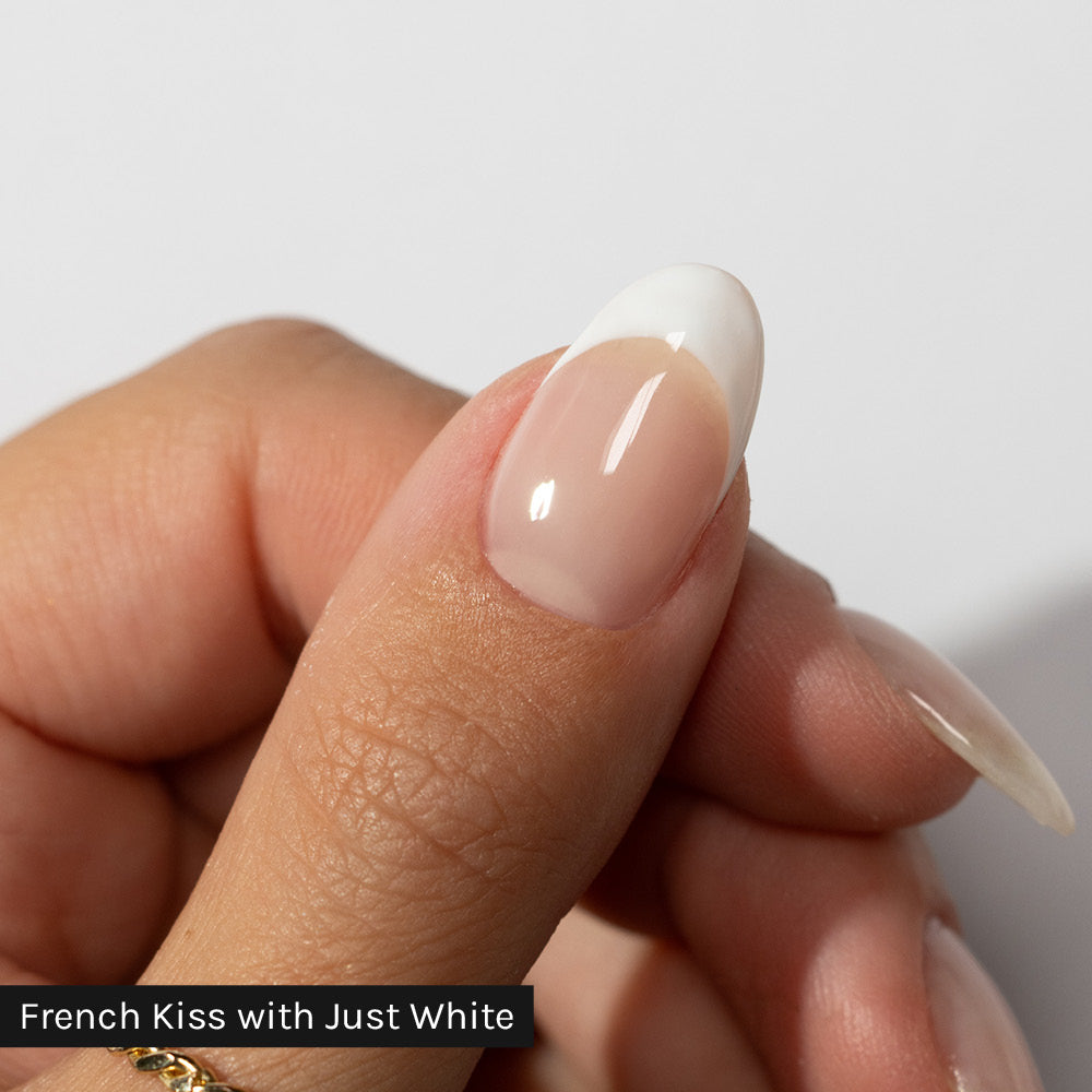 French Nail Pack with French Kiss and Just White - photographed in New Zealand