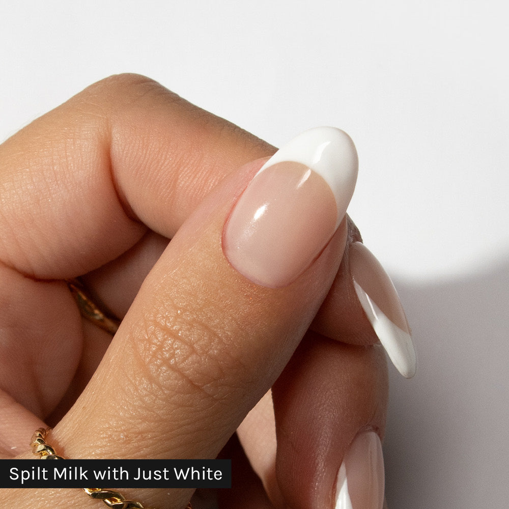 French Nail Pack with Spilt Milk and Just White - photographed in New Zealand