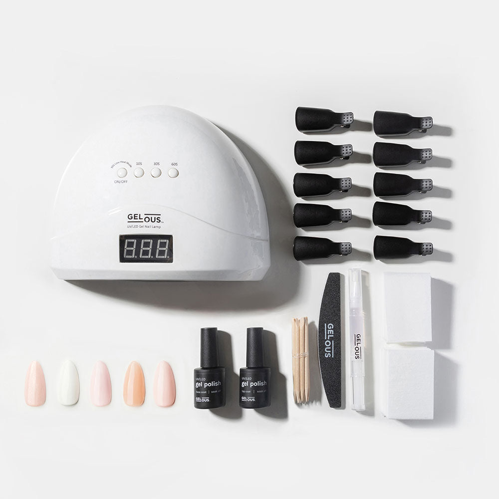 Gelous gel nail polish Clean Girl Ultimate Starter Kit - photographed in New Zealand