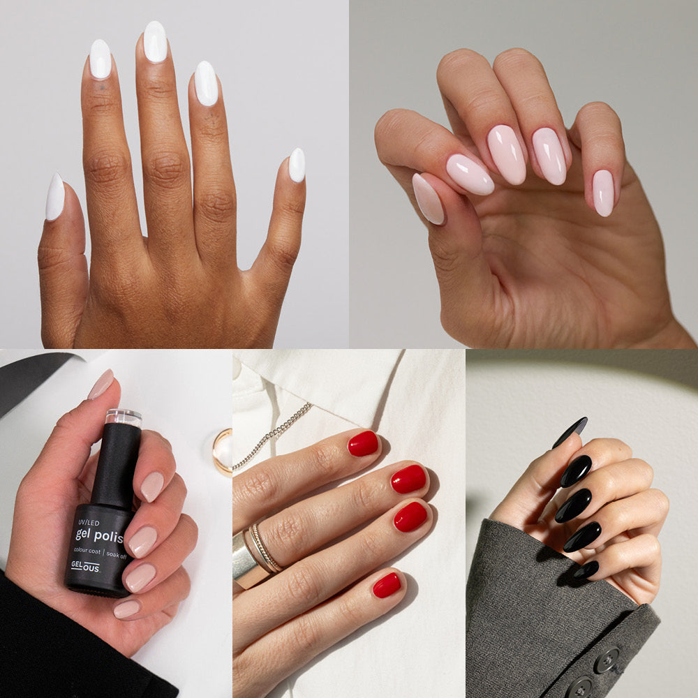 Gelous gel nail polish Best Sellers Polish Pack- photographed in New Zealand on model