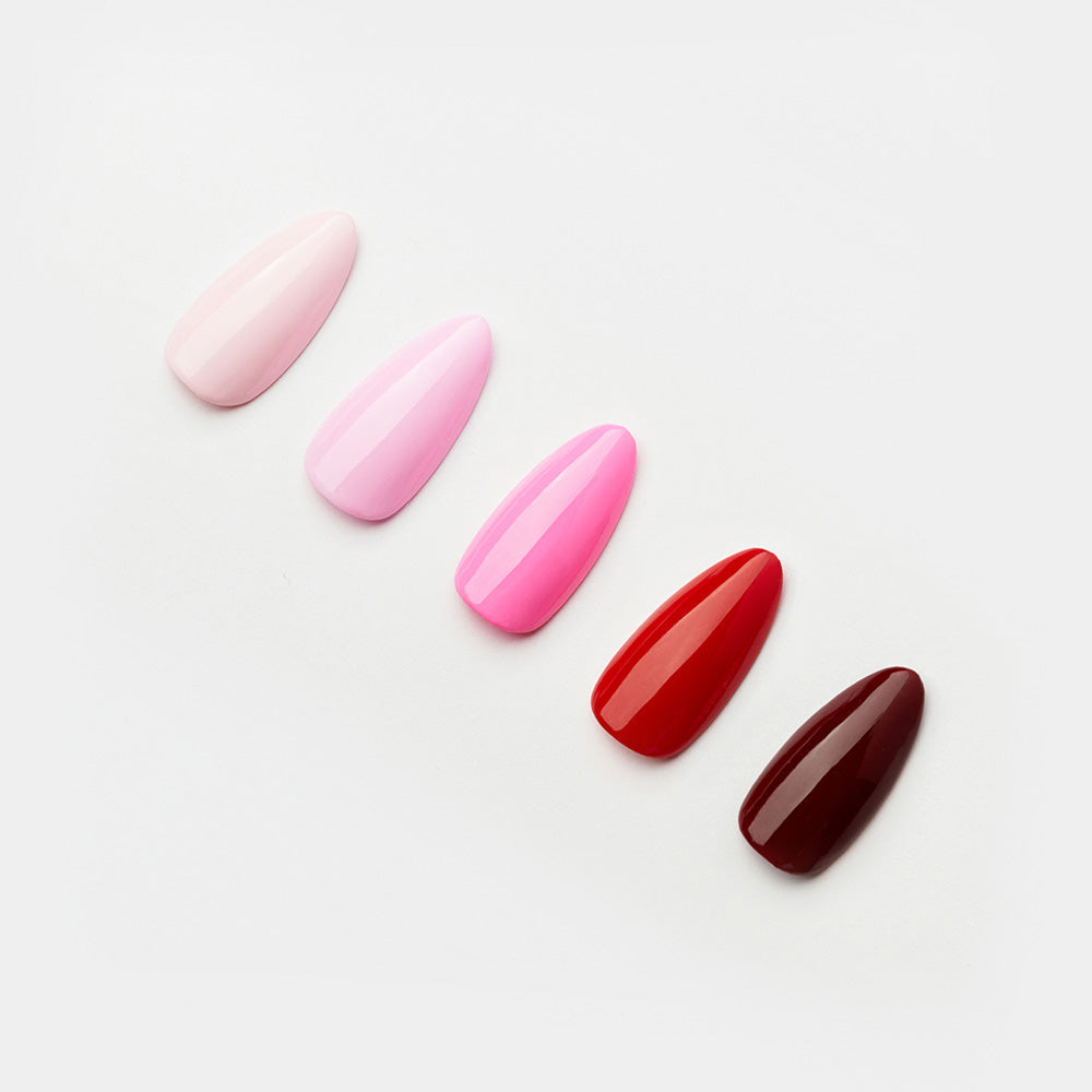Gelous gel nail polish Pinks & Reds Polish Pack- photographed in New Zealand