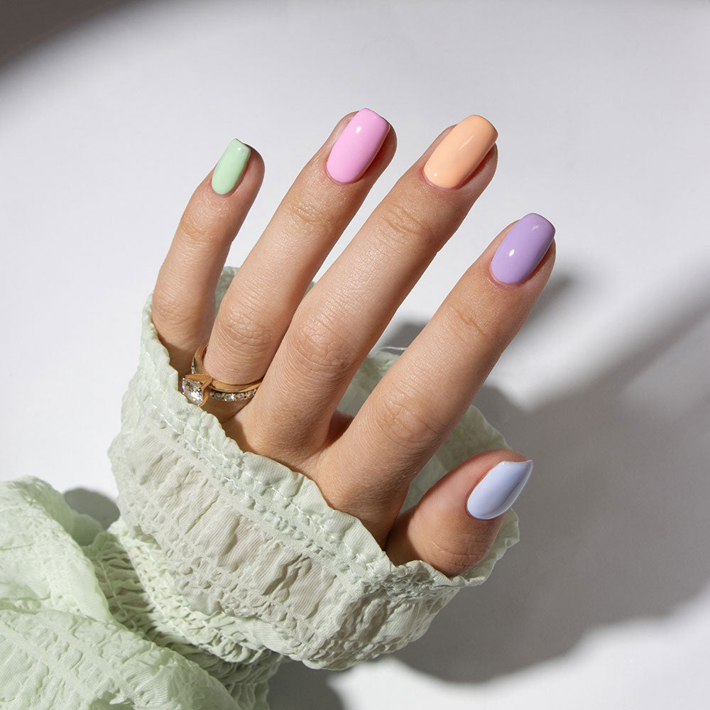 Gelous gel nail polish Soft Ultimate Starter Kit - photographed in New Zealand on model
