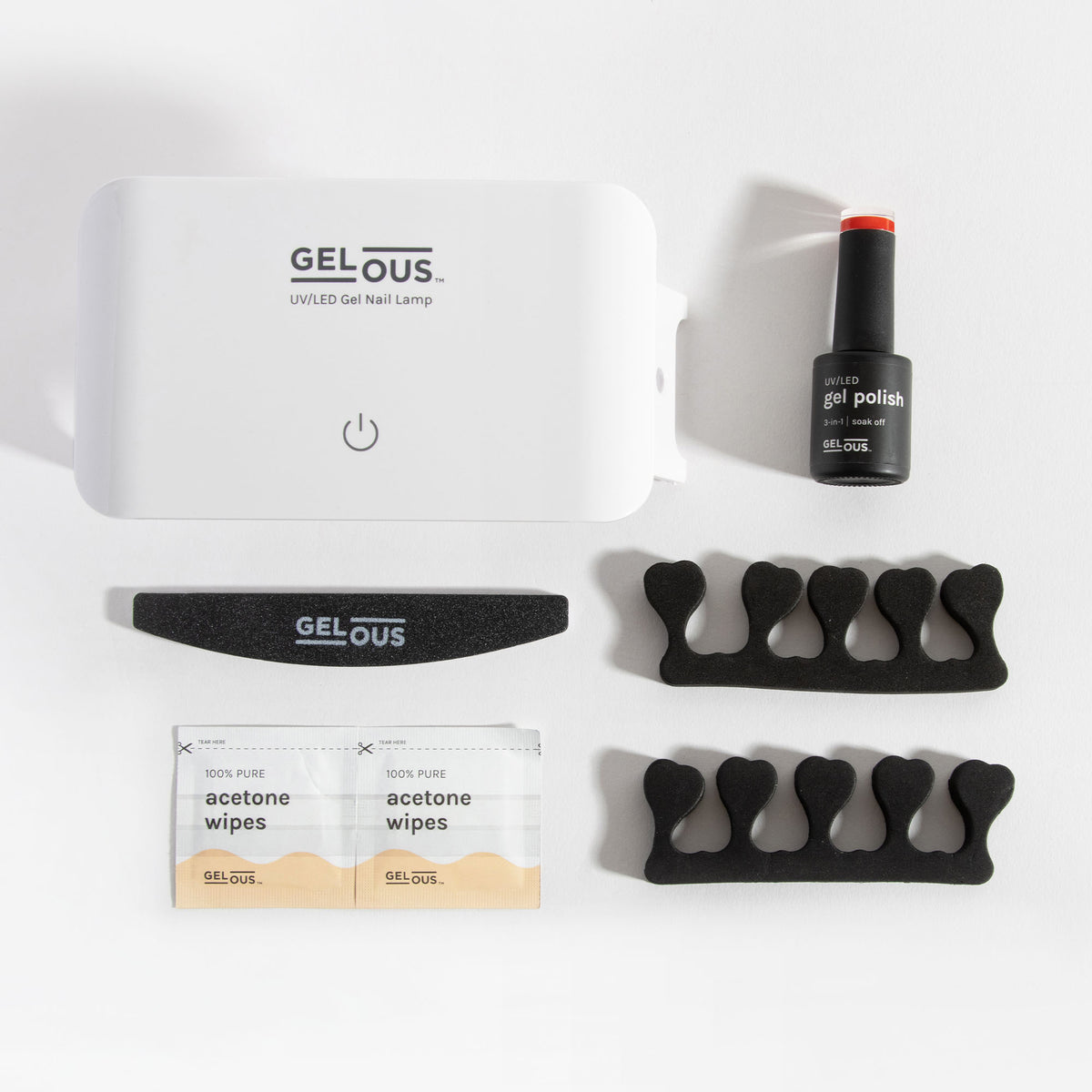 3-in-1 Pedi Polish Starter Kit flat lay - photographed in New Zealand