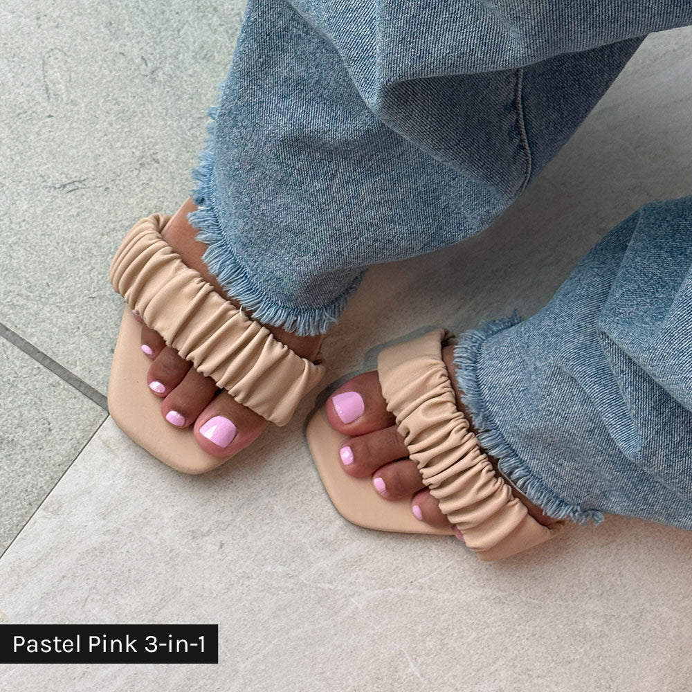 3-in-1 Pedi Polish Starter Kit with Pastel Pink - photographed in New Zealand