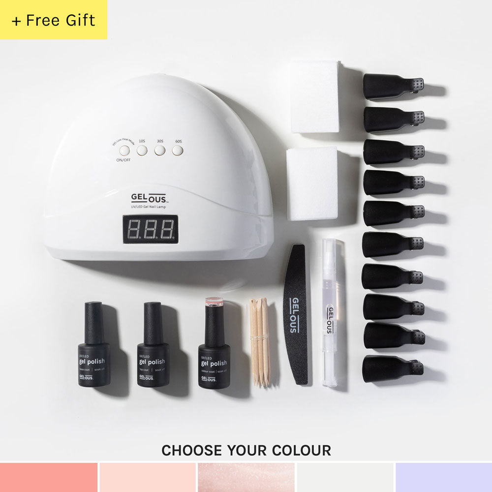 Gelous gel nail polish Pastels Starter Kit - photographed in New Zealand