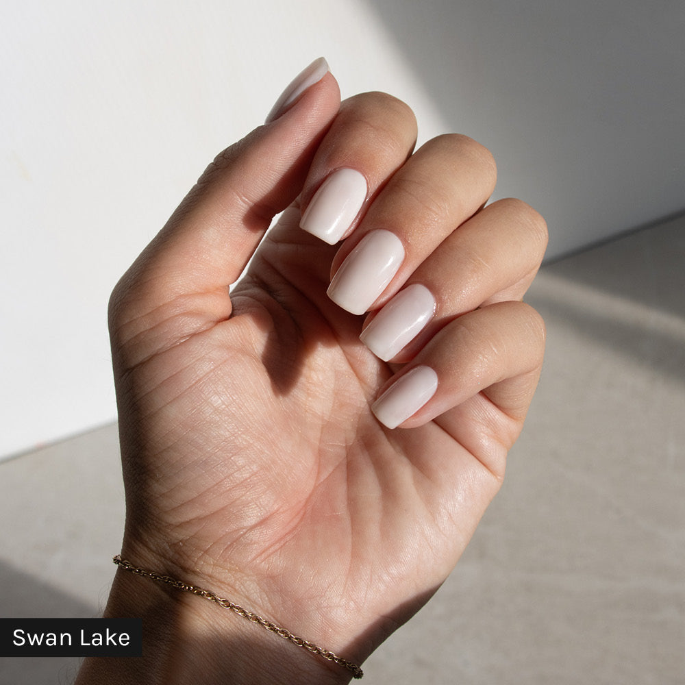 Gelous gel nail polish Signature Starter Kit with Swan Lake - photographed in New Zealand