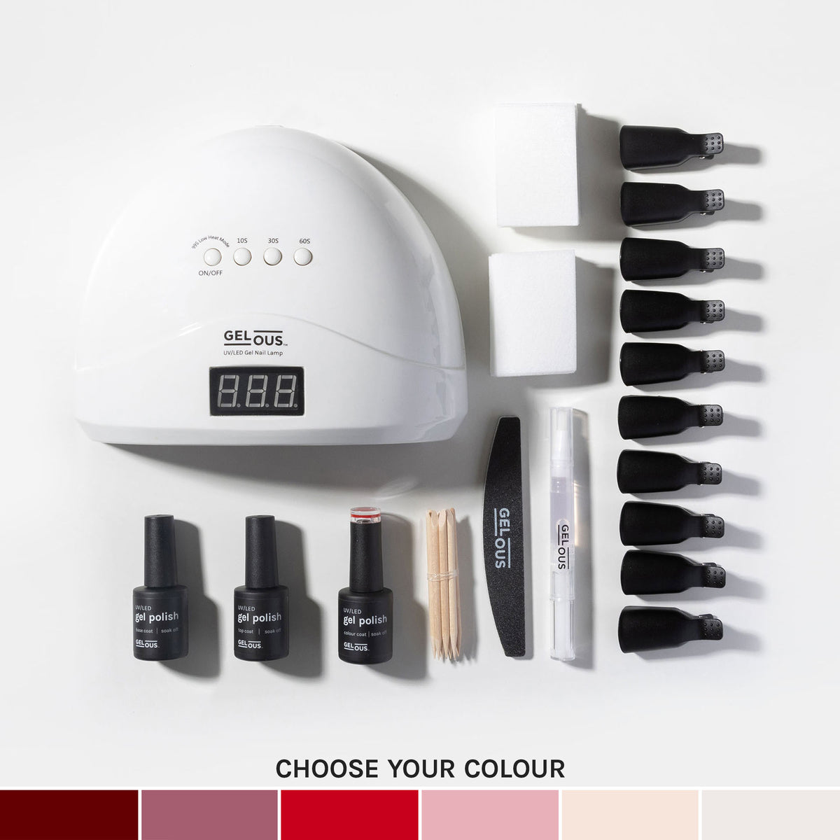 Gelous gel nail polish Signature Starter Kit - photographed in New Zealand