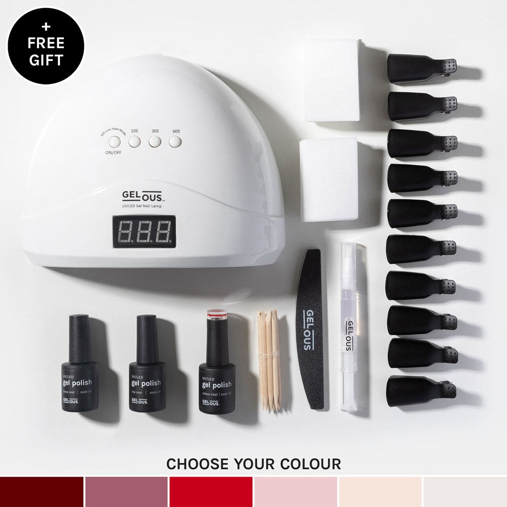 Gelous gel nail polish Signature Starter Kit - photographed in New Zealand