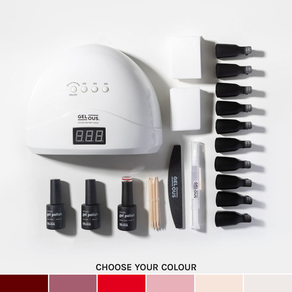 Gelous gel nail polish Signature Starter Kit - photographed in New Zealand