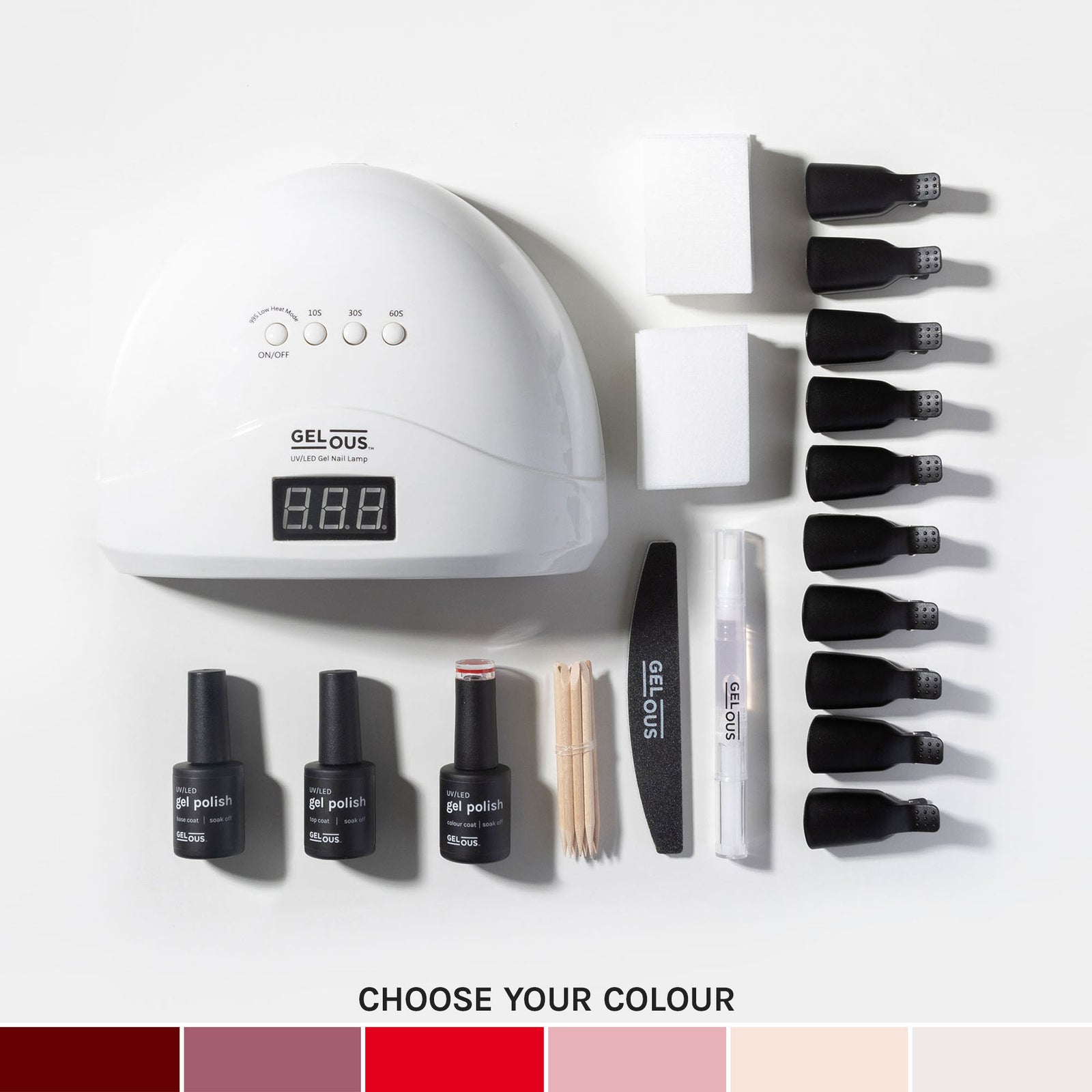 Gelous gel nail polish Signature Starter Kit - photographed in New Zealand