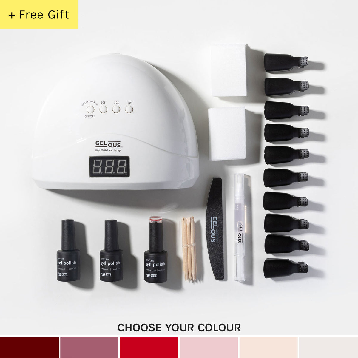 Gelous gel nail polish Signature Starter Kit - photographed in New Zealand