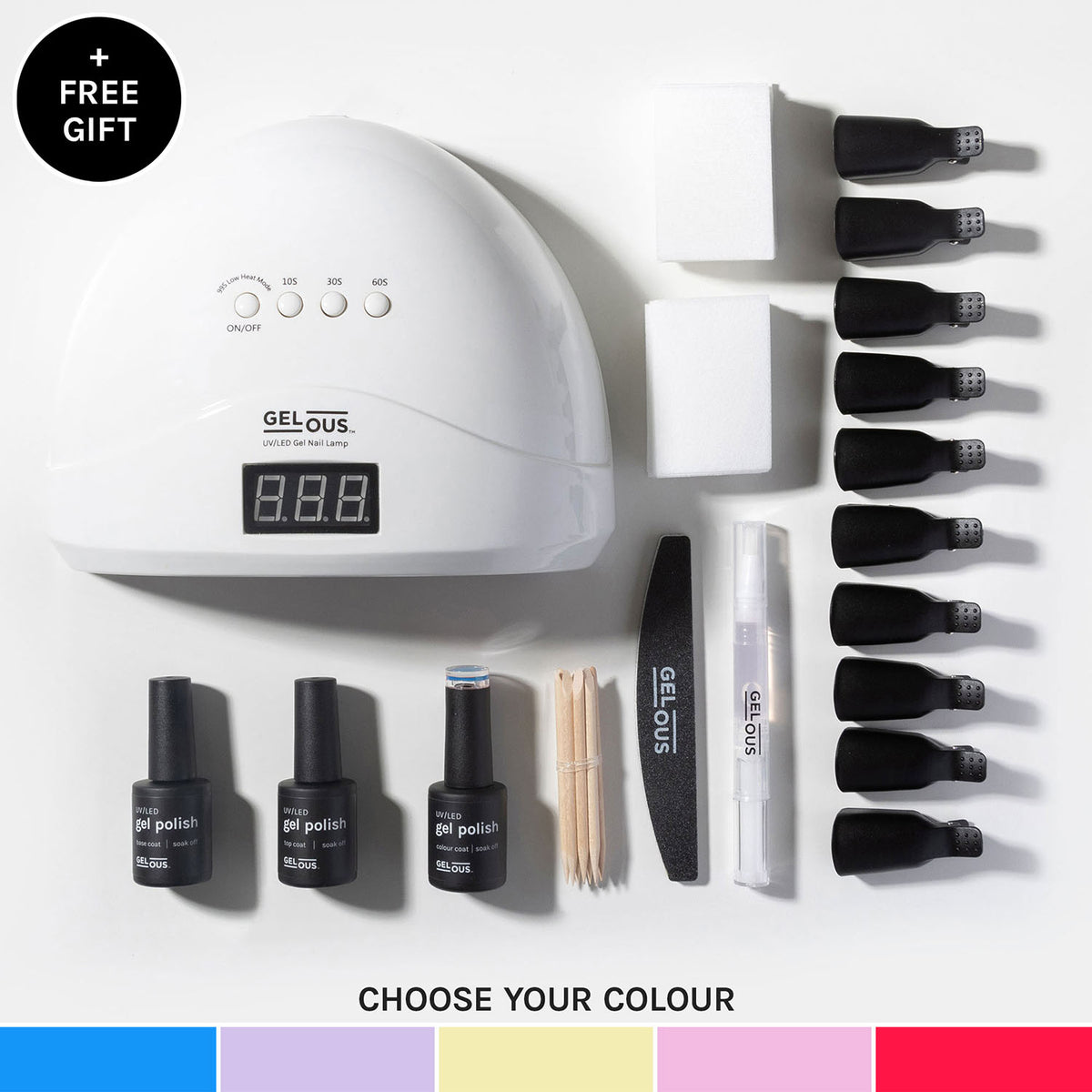 Gelous gel nail polish Summer Starter Kit - photographed in New Zealand