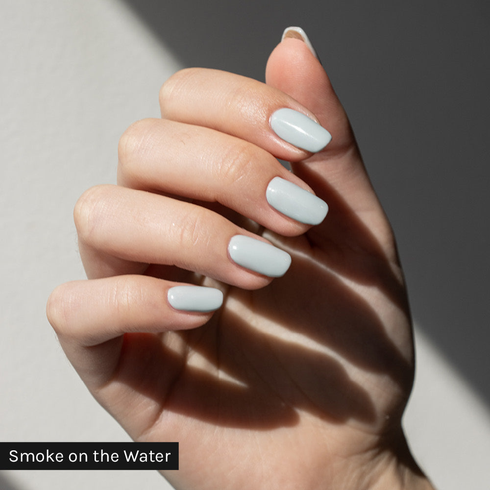 Gelous gel nail polish Warehouse Starter Kit with Smoke on the Water - photographed in New Zealand