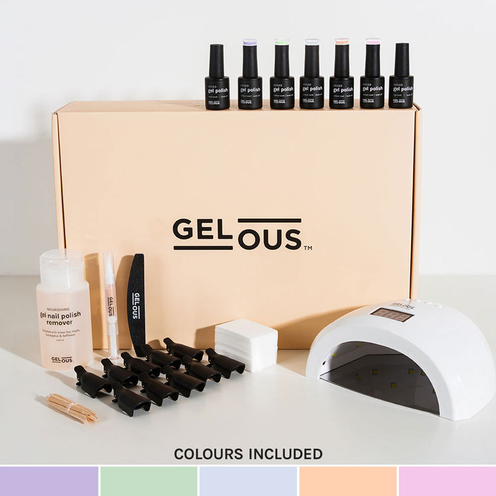 Gelous gel nail polish Soft Ultimate Starter Kit - photographed in New Zealand