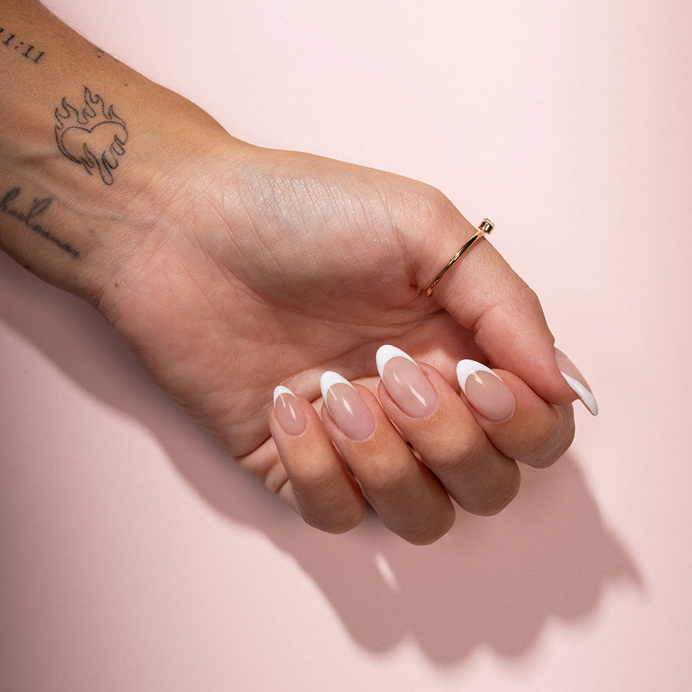 French Nail Tip Guides - photographed in New Zealand on model