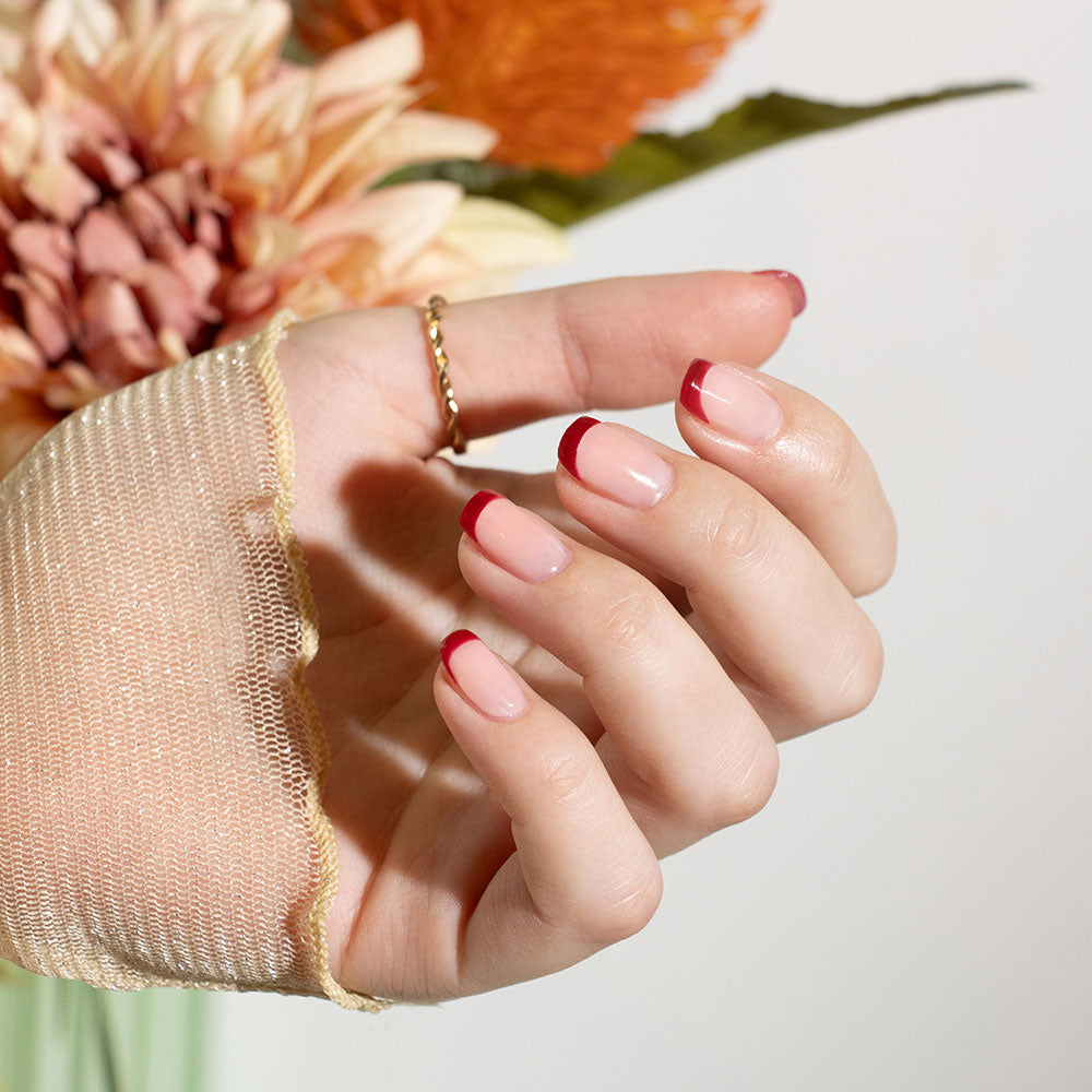 French Nail Tip Guides - photographed in New Zealand on model