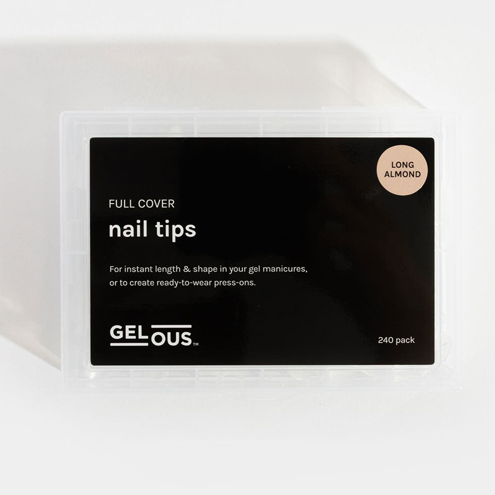 Gelous Long Almond Nail Tips product photo - photographed in New Zealand