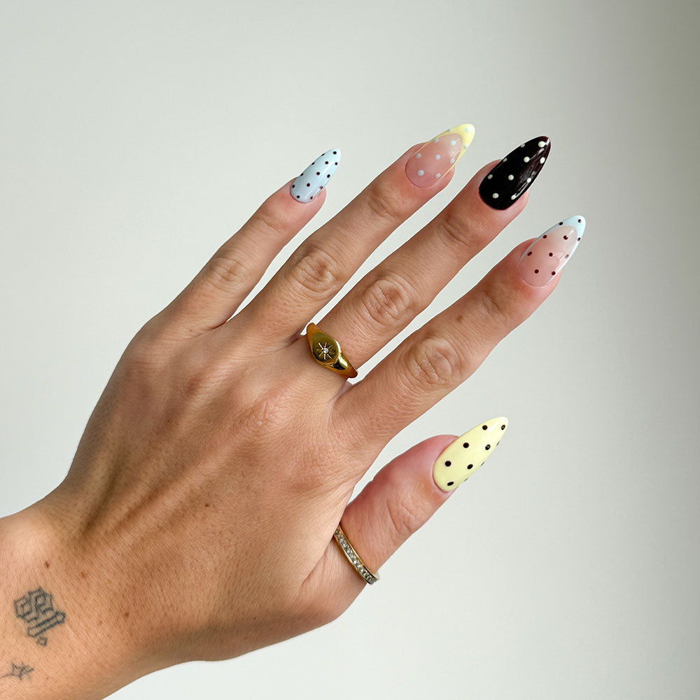 Gelous Nail Tip Sticky Tabs (150 Pack) Product Photo - photographed in New Zealand
