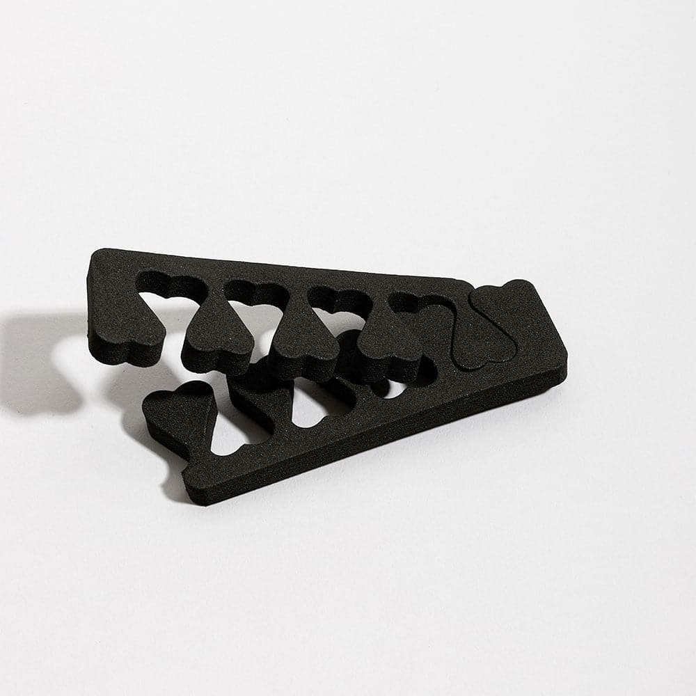 Black Foam Pedicure Toe Separators product photo - photographed in New Zealand