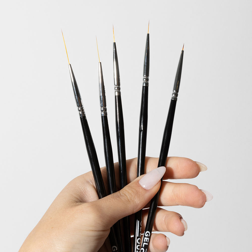 Thin Nail Art Brushes (5 Pack)