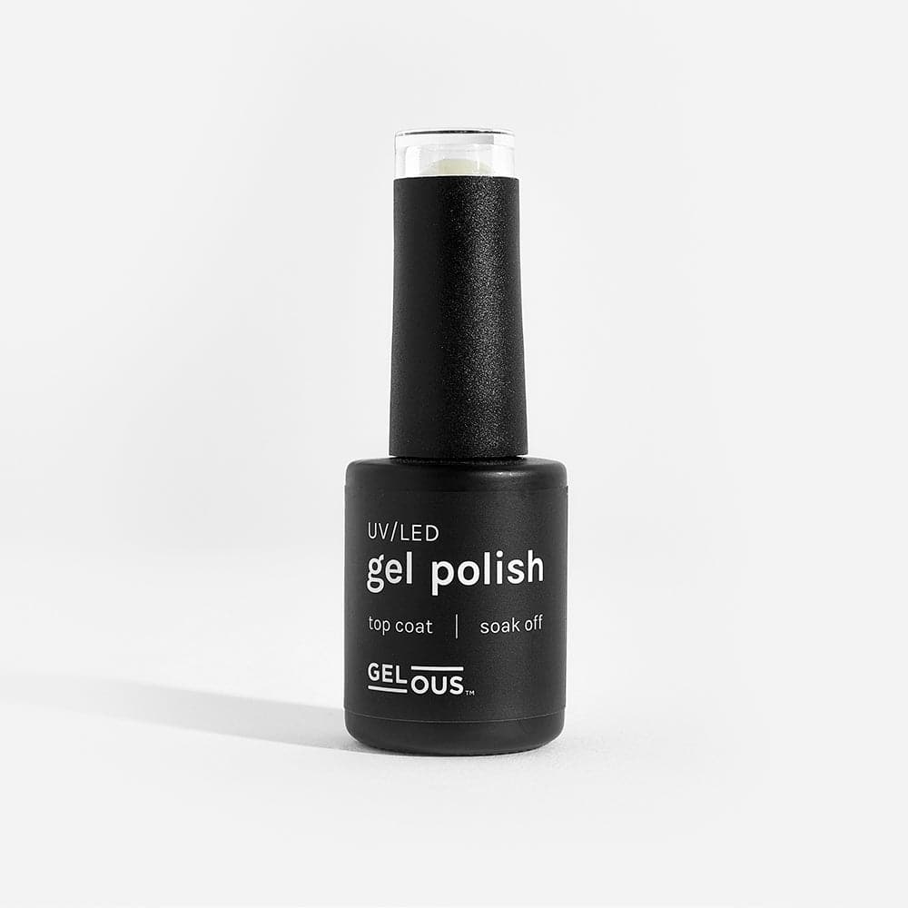 Gelous Glow in the Dark Top Coat gel nail polish - photographed in New Zealand