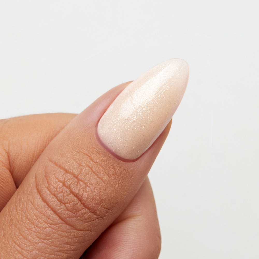 Gelous Shimmer Top Coat gel nail polish swatch - photographed in New Zealand