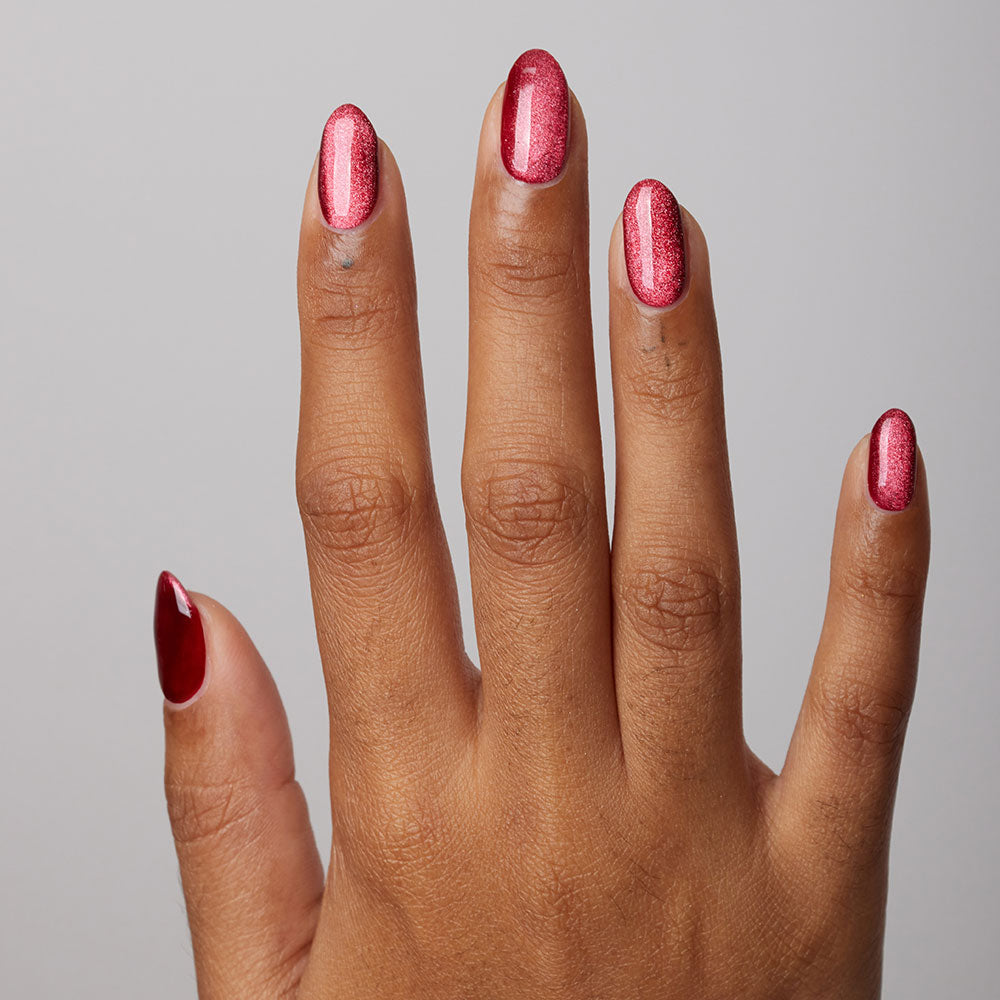 Gelous Velvet Jewel gel nail polish - photographed in New Zealand on model